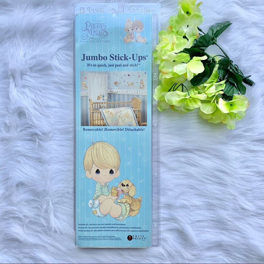 Precious Moments Jumbo Self-stick Stick-ups -Baby Collection Wall Art Decor